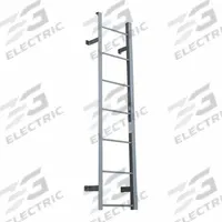 COTTERMAN Fixed Ladder: 6 ft Overall Ht, 21 in Overall Wd, Steel, 300 lb Load Capacity, 7 Rungs (MPN F7S C1). Key specifications — Brand: COTTERMAN; Assembly: Assembled; Number of Sections: 1.