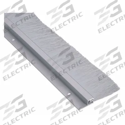 NATIONAL GUARD Door Weatherstripping: Brush Insert, 3 ft Lg, 3 7/8 in Wd - Metal Leaf Weatherstripping