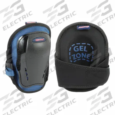 WESTWARD Knee Pad: Universal, 1 Straps, Hook-and-Loop - Swivel Knee Pads