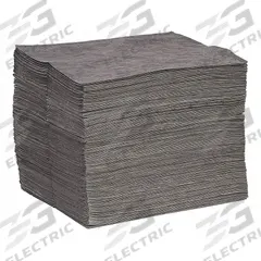 SPILLTECH Sorbent Pad: 33 1/4 oz Volume Absorbed Per Pad, 19 in x 15 in Pad Size (L x W), 200 PK (MPN GPB200S). Key specifications — Brand: SPILLTECH; Perforated: Perforated; Material: Polypropylene.
