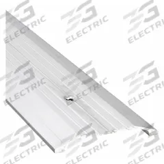 NATIONAL GUARD Door Threshold: Saddle, Aluminum, 4 ft Lg (MPN 425-4). Key specifications — Brand: NATIONAL GUARD; Transition Type: Fluted.