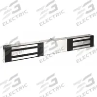 SECURITRON Electromagnetic Lock: 22 in Lg, 1 3/4 in Wd, 3 in Ht (MPN DM62D). Key specifications — Release Delay: Instantaneous; Series: DM62; Compatible with Manufacturer Model Number: ASCWB-DM62C; Material: Steel; Brand: SECURITRON.