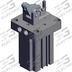 SMC Stopper Air Cylinder: 32 mm Bore Dia, 20 mm Stroke Lg, Flange Mounting, Roller (MPN RSH32-20DM). Key specifications — attr945842: SMC; attr1110781: Roller.