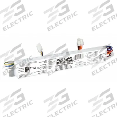FULHAM Fluorescent Ballast: 120 to 277V AC, 1/2 Lamps Supported, 44 W Bulb Watt - Programmed Rapid Start Electronic Fluorescent Ballasts