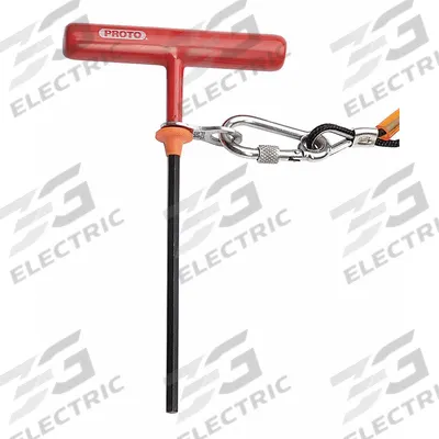 PROTO Hex Key: 0 Ball Ends, 3/16 in Tip Size, SAE, Long, Alloy Steel, Black Oxide - T-Shaped Hex Keys