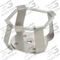 OHAUS Flask Clamp: Flask Clamp, Stainless Steel, Rubber Mat, 250 mL (MPN 30400088). Key specifications — Hold Capacity: 250 mL; Brand: OHAUS; Includes: Rubber Mat; Material: Stainless Steel; Product Type: Flask Clamp.