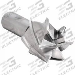 CLEVELAND Square End Mill: High Speed Steel, 6 Flute, 1-1/2" Mill Dia, 2" LOC, 4-1/2" OAL (MPN C33185)