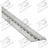 APPROVED VENDOR Piano Hinge: Steel, 48 in Leaf Ht, 2 in Leaf Wd (MPN 1JEU2). Key specifications — Material: Steel.