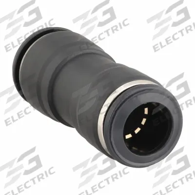 AIGNEP USA Push-Fit Adapter Fitting: 8 mm OD x 6 mm OD Size - Nylon & Nickel-Plated Brass Tube Fittings