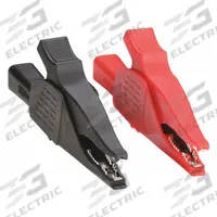 APPROVED VENDOR Test Clip: CAT III 1000V/CAT IV 600V, Test Clip, 4 1/4 in Lg, Iron, Black/Red (MPN 4WRC3). Key specifications — Color: Black/Red; Brand: APPROVED VENDOR.