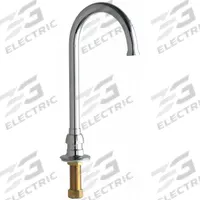 CHICAGO FAUCETS Spout: Spout, Gooseneck, Swivel Spout, Brass, Polished Chrome, 1.5 gpm Flow Rate (MPN 626-FCABCP). Key specifications — Includes: Mounting Hardware; Product Type: Spout; Spout Style: Swivel; Body Material: Brass; Color/Finish: Polished Chrome; Brand: CHICAGO FAUCETS.