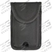 HEROS PRIDE Phone/Radio Pouch: Black, Nylon, 6 in x 4 in, Hook-and-Loop Closure (MPN 1045E). Key specifications — attr188437: Black; attr188438: Nylon; attr188431: Radio and Phone Pouch.