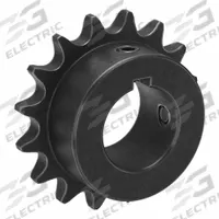 TRITAN Sprocket: 40, For 1/2 in Chain Pitch, 1 1/8 in Bore Dia, 16 Teeth, 2.563 in Pitch Dia, Steel (MPN 40BS16H X 1 1/8). Key specifications — Brand: TRITAN.