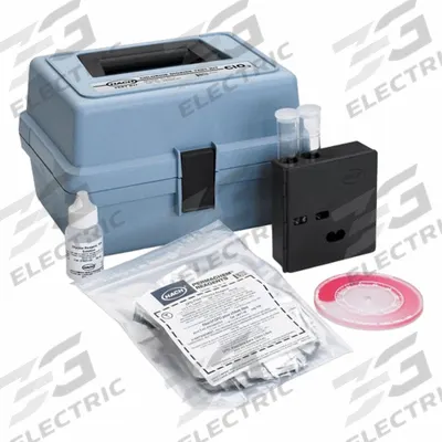 HACH Color Disc Test Kit: Chlorine, 0 to 2.0 ppm ClO₂, 0.1, 100 Tests, USEPA - Water Quality Test Kits