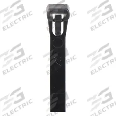 GRAINGER Cable Tie: Black, 12 in Lg, Max. 3 3/16 in Bundle Dia., 50 lb Rated, 100 PK (MPN 36J202). Key specifications — Outdoor Use: No; Color: Black; Brand: GRAINGER; Pack: Large Pack.