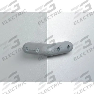 PAWLING Corner Guard: PVC, Screw-In, Tan, 8 in Leg Wd, 1 in Thick, 1 in Overall Ht - PVC Screw-In Corner Pads