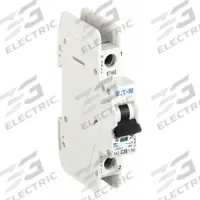 EATON IEC Miniature Circuit Breaker: 20 A Amps, 48V DC, 14kA at 277/480V AC, Screw Clamp, FAZ-NA (MPN FAZ-C20/1-NA-SP). Key specifications — Brand: EATON; DC Voltage Rating: 48V DC; Max. AIR Rating: 14kA at 277/480V AC; Terminal Connection: Screw Clamp; AC Voltage Rating: 277/480V AC.