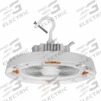SYLVANIA UFO Hight Bay: 21,400 lm, 5000K, 39 ft – 49 ft Mounting Ht, Gen Distribution, 150 W, Gen (MPN UFOHIBA4A150UNHD850WH 1/CS 1/SKU). Key specifications — Color Temperature: 5000K; Voltage: 120 to 347V AC; LED Replacement For: 320W MH; Brand: SYLVANIA.