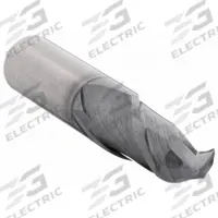 WIDIA HANITA Ball End Mill: Carbide, TiAlN Coated, 2 Flute, 1/8" Mill Dia, 3/4" LOC, 3" OAL (MPN I2B0125T075X)