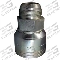 AEROQUIP Hydraulic Crimp Fitting: Steel x Steel, Straight, -10 For Hose Dash Size, Male x Genderless (MPN 4SA10MJ10). Key specifications — Fitting Gender: Male x Genderless; Fitting Connection Type: JIC x Crimp; Thread Size: 7/8"-14; For Hose Dash Size: -10; Brand: AEROQUIP.