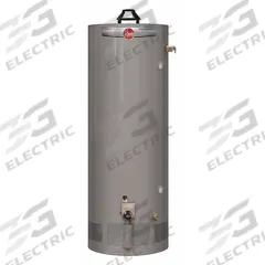 RHEEM Residential Gas Water Heater: Natural Gas, Low NOx, 75 gal, 75,100 BTU, 64 in Ht (MPN PRO+G75-76N RH). Key specifications — Display Sell UOM: EA; Market: Commercial; Standards: AHRI Certified; Sub-brand: gas water heater; Brand: RHEEM; Low NOx: Yes; Water Connection Location: Side; Fuel Type: Natural Gas.