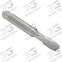 CHICAGO-LATROBE Spiral Point Tap: 1/4"-20 UNC, H3 / 2B, 2 Flute, Plug Chamfer, High Speed Steel (MPN 357041)
