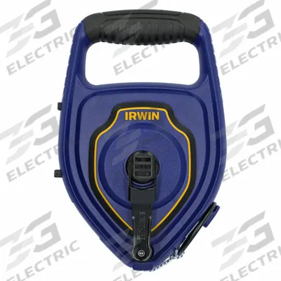 IRWIN Chalk Line Reel: 2:1, 100 ft Line Lg, Blue, 10 oz Fill Wt - Chalk Line Reels