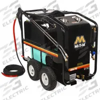 MI-T-M Electric Pressure Washer: Cart, 230 V – Three-Phase, 4,000 psi, 3.5 gpm, 10 hp (MPN GH-4004-SM30). Key specifications — Burner Fuel: Kerosene; Pump Drive: Belt; Brand: MI-T-M.