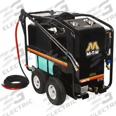 MI-T-M Electric Pressure Washer: Cart, 230 V – Three-Phase, 4,000 psi, 3.5 gpm, 10 hp (MPN GH-4004-SM30). Key specifications — Burner Fuel: Kerosene; Pump Drive: Belt; Brand: MI-T-M.