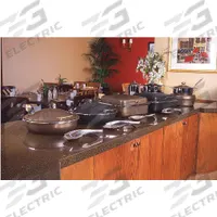 SPRING USA Sauteuse Buffet Server: 15 3/8 in Overall Lg, 15 1/4 in Overall Dia, 18 3/4 in Overall Dp (MPN 2382-567/36). Key specifications — Base Material: Stainless Steel; Manufacturer Part Number: 2382-567/36; Sub-brand: Seasons; Product Type: Sauteuse Buffet Server; Brand: SPRING USA; NSF Certified: No; Lid Material: Stainless Steel; Color: Bronze.