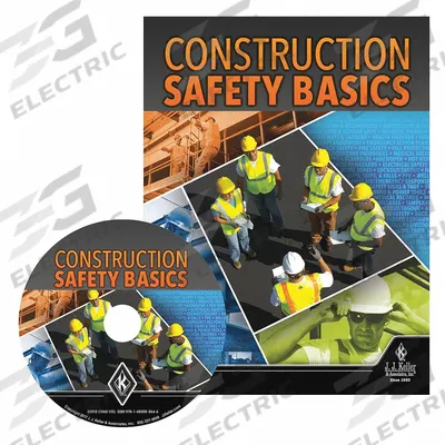 JJ KELLER Training Kit: (10) Employee Handbooks/Employee Handbook/Video - Construction Safety Basics Training