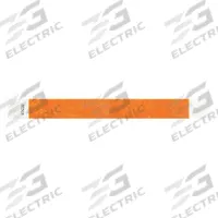 ID Wristband: No Legend, 10 in Overall Lg, 1 in Overall Wd, Tyvek®, Orange, 500 PK (MPN T2-04). Key specifications — attr1126094: Orange.