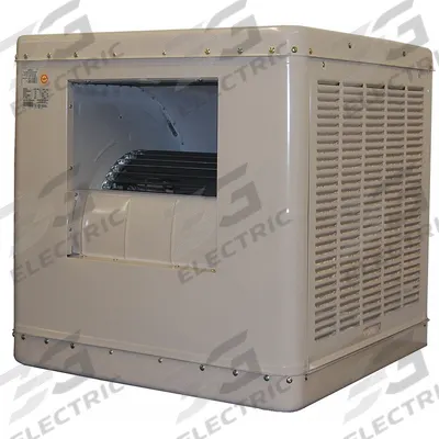 ESSICK AIR Ducted Evaporative Cooler: 700 sq ft, 33 7/16 in x 28 1/8 in x 28 1/8 in - Multiple-Inlet Residential Ducted Evaporative Coolers