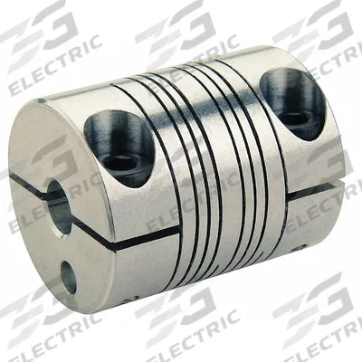 RULAND MANUFACTURING Motion Control Coupling: 3° Angular Misalignment, 9 mm Bore Dia 1, Clamp On - High-Precision Clamp-On Beam Shaft Couplings