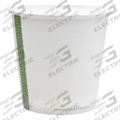 NOVOLEX Soup Container: 24 oz Capacity, 3 in Ht, 4 1/2 in Wd, 3 in Dp, 4 1/2 in Dia - Round Paper Containers