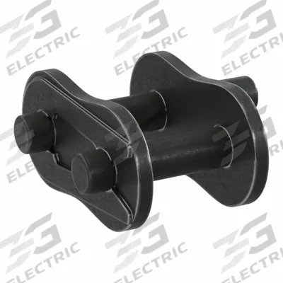 TSUBAKI Attachment Link: For Lube-Free Roller Chains, D-1, 40, Single Strand, 1/2 in Pitch - Attachment Links for ANSI Standard Chains