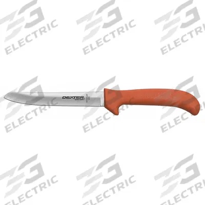 DEXTER RUSSELL Deboning Knife: Straight, 6 in Overall Lg, Steel Blade - Boning Knives