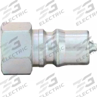 AEROQUIP Hydraulic Quick Connect Hose Coupling: 3/8 in Coupling Size, Steel - ISO B Series Hydraulic Quick-Connect Coupling Plugs