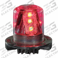 CODE 3 LED Strobe Light Head: Emergency Vehicle Beacon, Red, 7.2 W Watt, Clear, SAE J595 Class 1 (MPN HB915R). Key specifications — Brand: CODE 3; Lens Color: Clear; Number of Flash Patterns: 30; Installation Type: Permanent; Operating Voltage: 12-24V DC.
