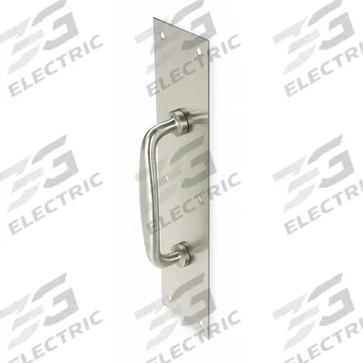 ROCKWOOD Door Pull Plate: 4 in Wd, 16 in Ht - Standard Door Pulls
