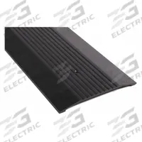 NATIONAL GUARD Door Threshold: Saddle, Aluminum, 4 ft Lg (MPN 427DKB-48). Key specifications — Brand: NATIONAL GUARD; Transition Type: Fluted.