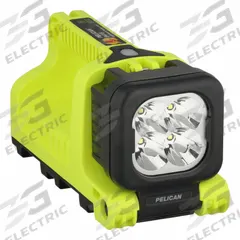 Industrial Lantern: Rechargeable, 588 lm Max., 4.5 hr Run Time at Max. Brightness, 288 m Max Beam (MPN 9415-002-245). Key specifications — Includes: Carrying Strap; Brand: PELICAN; Battery Requirements - Broad: Includes C.