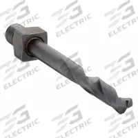 ROCKY MOUNTAIN TWIST Threaded Shank Drill Bit: #22, 1-1/4" Overall Lg, Black Oxide Cobalt (MPN 953CO22SS). Key specifications — attr1235676: ROCKY MOUNTAIN TWIST; attr1235682: 1/4"-28; attr1235677: 0.1570; attr1235683: NAS 965 Type D.