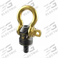 JERGENS Hoist Ring: Shackle Included, M8-1.25, Max. 880 lb, Lifting/Pulling, Pivot/Swivel, Metric (MPN 24451). Key specifications — Brand: JERGENS; Thread Size: M8-1.25; Operation: Pulling.
