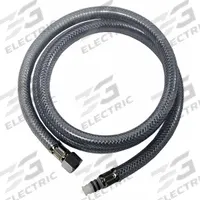 DANCO Supply Hose: Plastic, Clear, 48 in Overall Lg, 1/4" Sprayer Connection Size (MPN 9D00010341). Key specifications — Sprayer Connection Size: 1/4"; Brand: DANCO; Color/Finish: Clear; Material: Plastic; Product Type: Supply Hose.