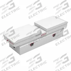 WEATHER GUARD Crossover Truck Box: Crossover Truck Box, Gull Wing Lid Lid, 72 in Overall Wd, White (MPN 124-3-04). Key specifications — Color: White; Brand: WEATHER GUARD.