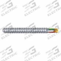 SOUTHWIRE Metal Clad Cable: 6 AWG, 3 Conductors, Copper, 25 ft, Aluminum, Std, THHN (MPN 68714599-25). Key specifications — Brand: SOUTHWIRE.