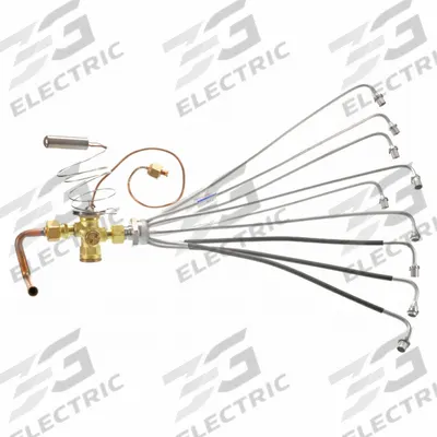 PROSTOCK Thermostatic Expansion Valve: RCFZ, Offset, For R-410A Refrigerant Type - Thermostatic Expansion Valves