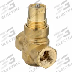 Hydronic Globe Valve: 2-Way, 1.6 CV Flow, 1/2 in Female NPT, Brass Body, Stainless Steel Stem, NO (MPN 599-01121). Key specifications — Manufacturer Part Number: 599-01121; Brand: SIEMENS; Seat Material: Stainless Steel.