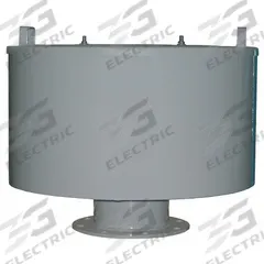 SOLBERG Filter Silencer: 10 in Flange Inlet Size, 3,300 cfm, 31 in Overall Ht, 28.5 in Outside Dia (MPN F-485P-1000F). Key specifications — attr60071: F-485P-1000F; attr60074: SOLBERG.